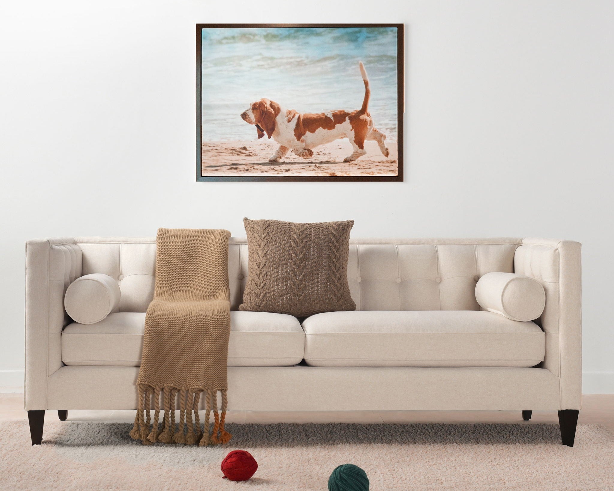 Jack - Modern Tuxedo Tufted Sofa