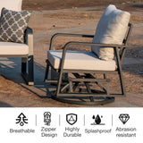 FR Aluminum Outdoor Swivel Seats