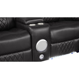 Power Reclining Sectional Sofa with Bluetooth Speakers – Black, Dark Gray, Beige