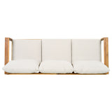 Outdoor 3pcs Acacia Sectional Patio Sofa Set