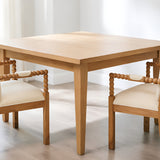 Set of 2 Rubber Wood Dining Chairs