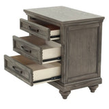 3 Piece Bedroom Set, Bed With 2 Nightstands