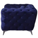 Atronia Blue Velvet Sofa