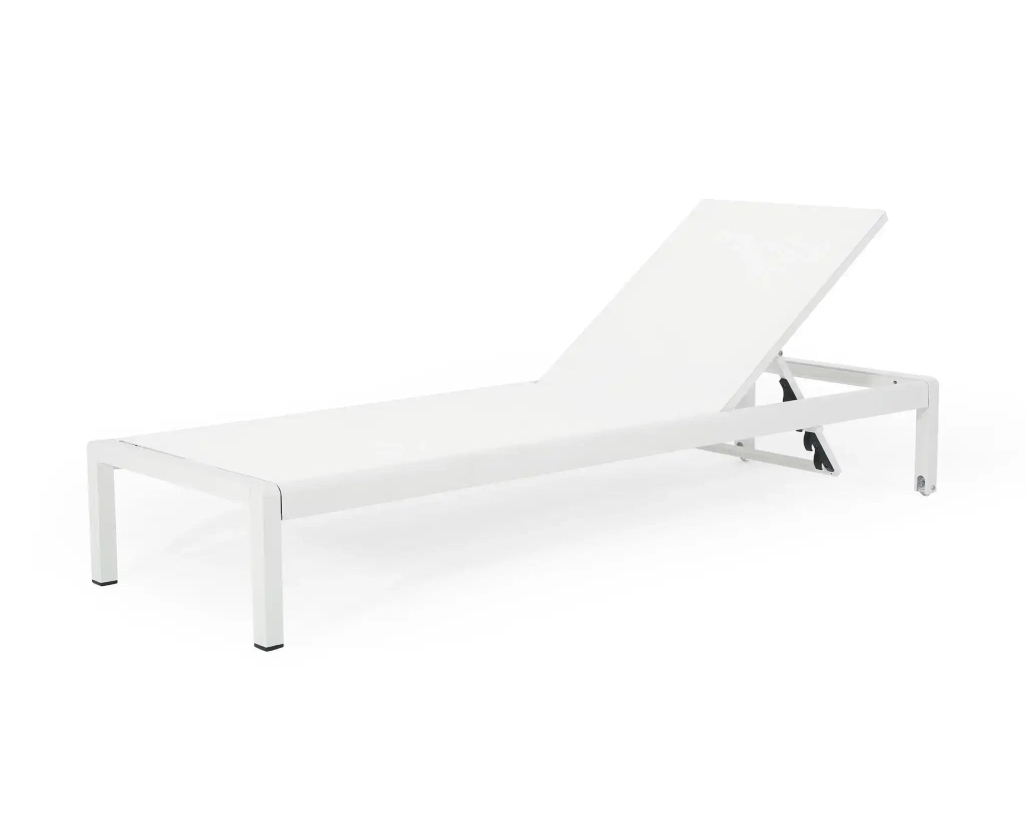 Outdoor Patio Chaise Lounge with 5 Reclining Positions