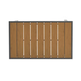 4-Pieces Outdoor Metal Patio Furniture Set with Cushions