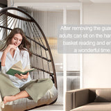Khaki Hanging Swing Egg Chair
