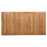 TOPMAX Patio 5pcs Wooden Dining Table Set