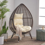 Cutter Teardrop Patio Chair with Water-Resistant Cushion