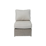 Patio Conversation Set & Cushions, Seats 4 - Gray Mix