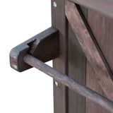 K&K Outdoor Kitchen Island, Rolling Bar Cart & Storage Cabinet