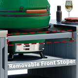K&K 66.5" Outdoor Kitchen Island for Big Green Egg Grills