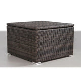 Modern Patio Rattan Sectional Set With Cushions