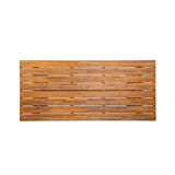 Outdoor Acacia Wood Dining Table with Teak Finish
