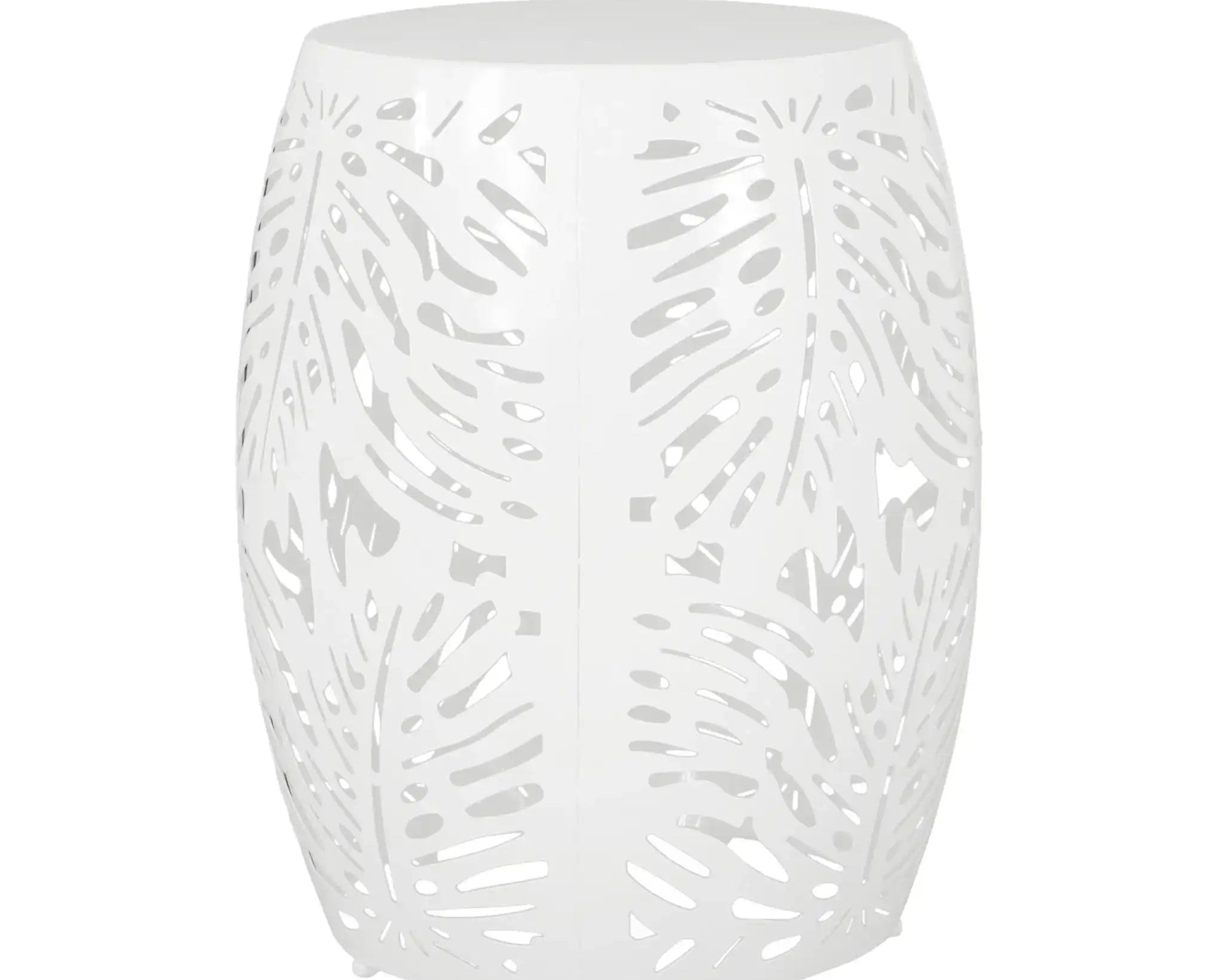 Modern Design Metal End Table, Large
