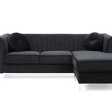 Delray - Micro Suede Sofa Chaise