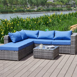 Patio Sofa With Cushions