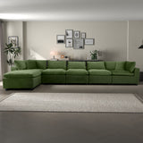 Hayward Olive Sectional Sofa