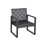 4 Piece Patio Furniture Set With Acacia Wood Table Top