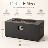 42-Inch Outdoor Fire Pit Table