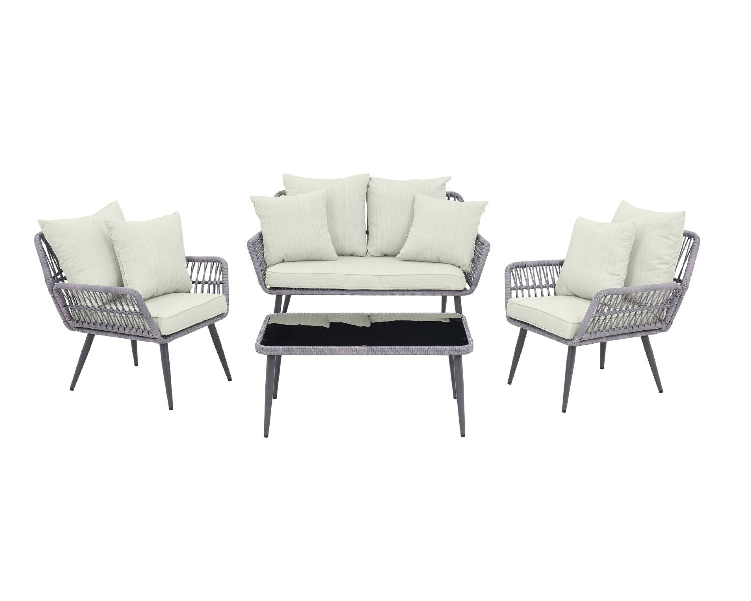 Portofino - 4 Piece Outdoor Conversation Set