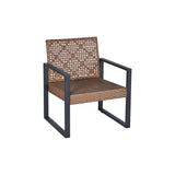 4 Piece Patio Furniture Set With Acacia Wood Table Top