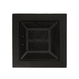 Outdoor Square MGO Wood Burning Fire Pit - Dark Gray
