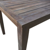 U_Style 7 Pieces Acacia Wood Outdoor Dining Set with Cushions