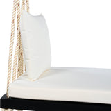 Patio Wooden Swing Chair Hanging Porch Swing Bench
