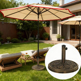 Umbrella Stand, Patio Umbrella Base, Resin Outdoor Umbrella Stand Base