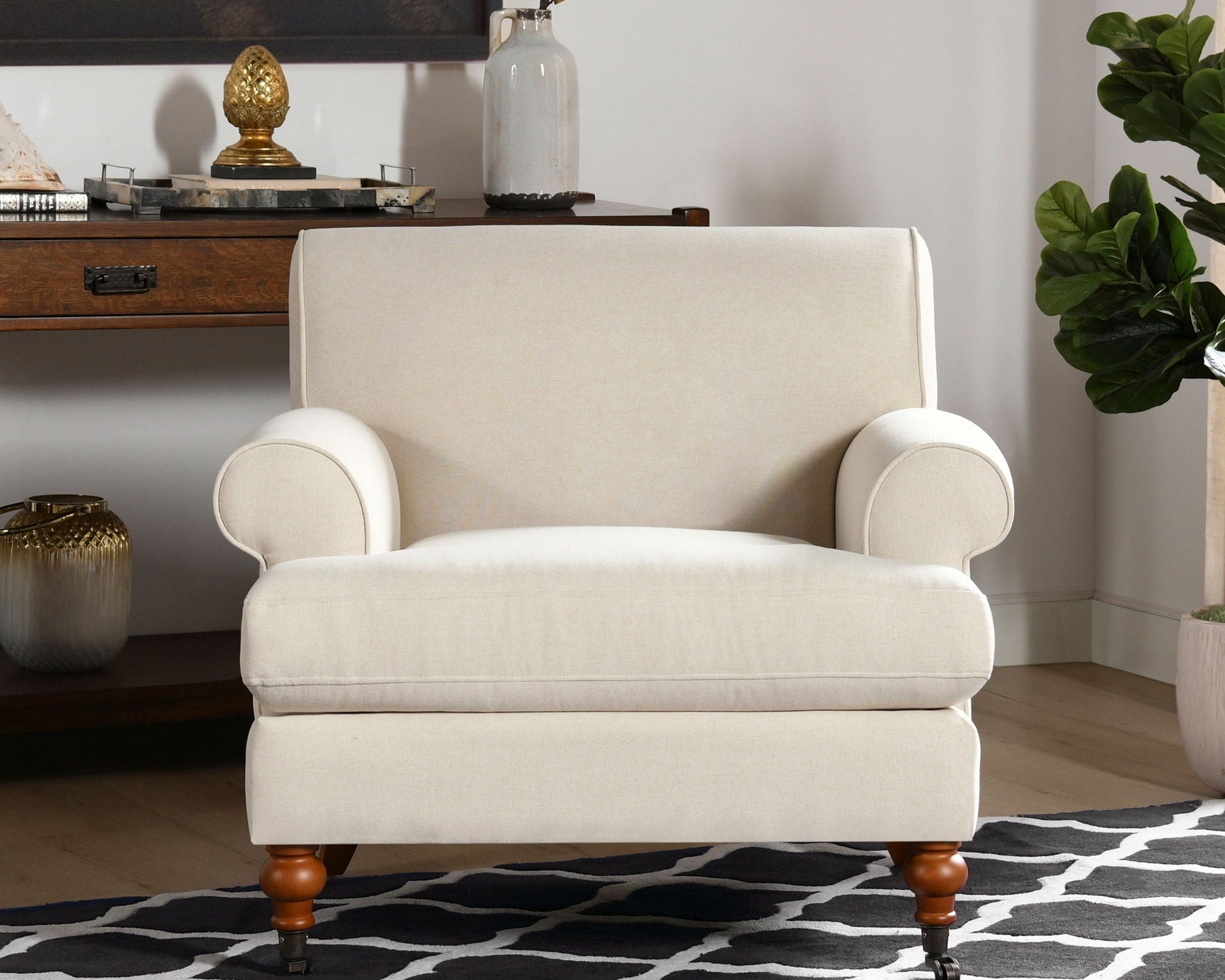 Alana Lawson - Accent Arm Chair With Casters