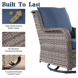 JB Two Swivel Chairs and Side Table