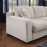 Celine - Fabric Corner Sectional Sofa With Right-Facing Chaise, Cupholders, And Charging Ports
