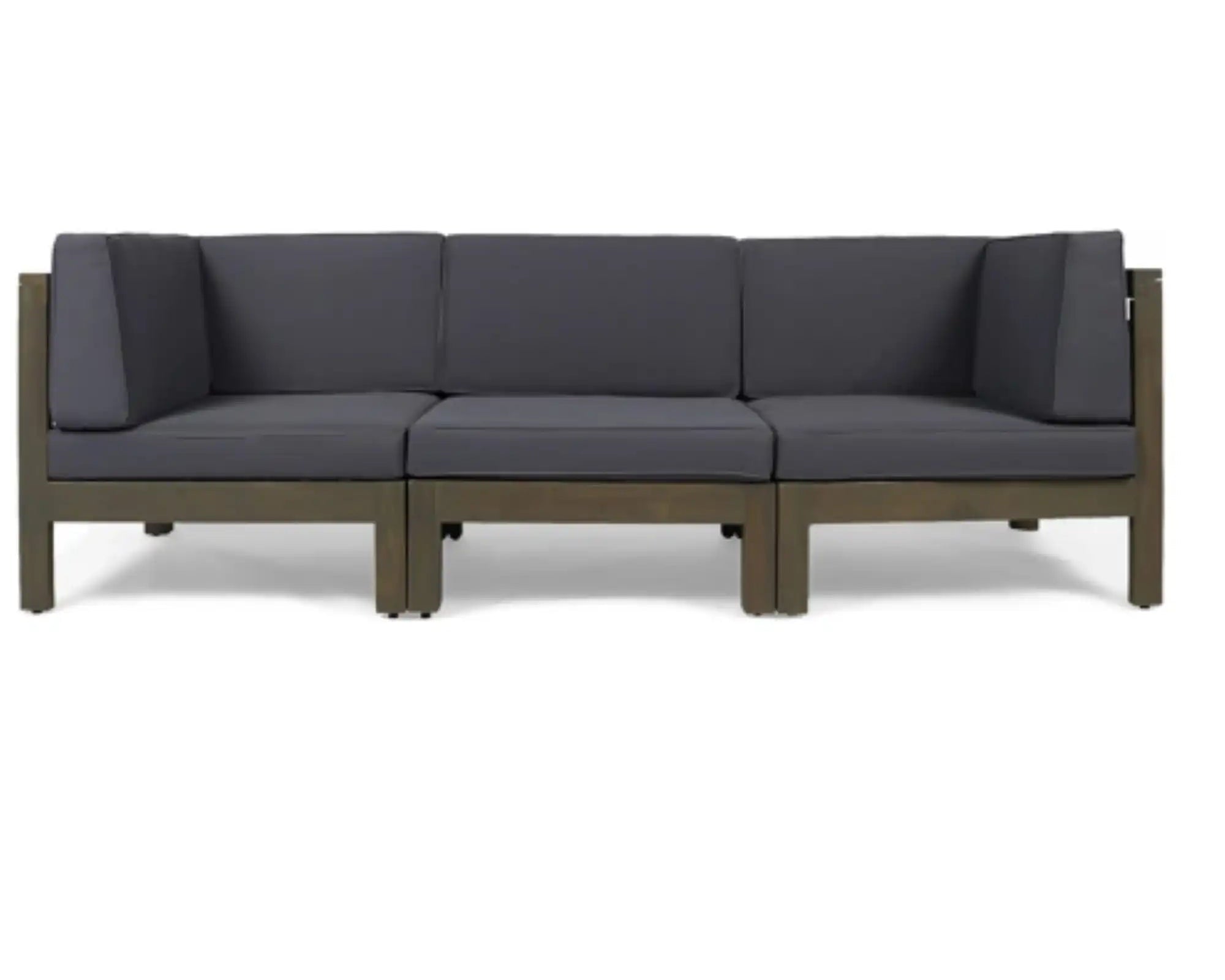 Oana 3 Piece Sofa Set With Water Resistant Cushions
