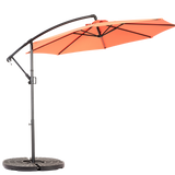 10ft Offset Hanging Market Patio Umbrella with Easy Tilt Adjustment