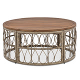 GO Bohemia-Inspired 4-Person Outdoor Seating Group With Removable Cushions