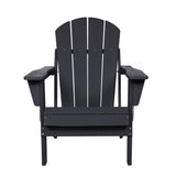 Folding Adirondack Chair with Side Table, 3-Piece Set