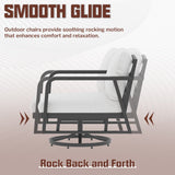 FR Aluminum Outdoor Swivel Seats