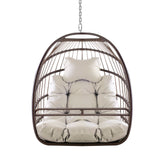 Khaki Hanging Swing Egg Chair