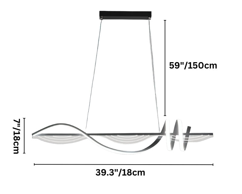 Fluo Chandelier