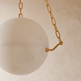 Globus Alabaster Pendant Light