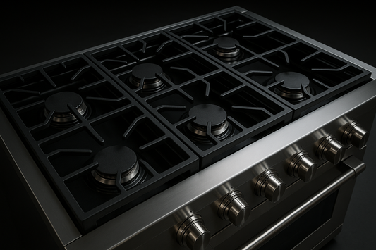 high end luxury 6 burner cooktop