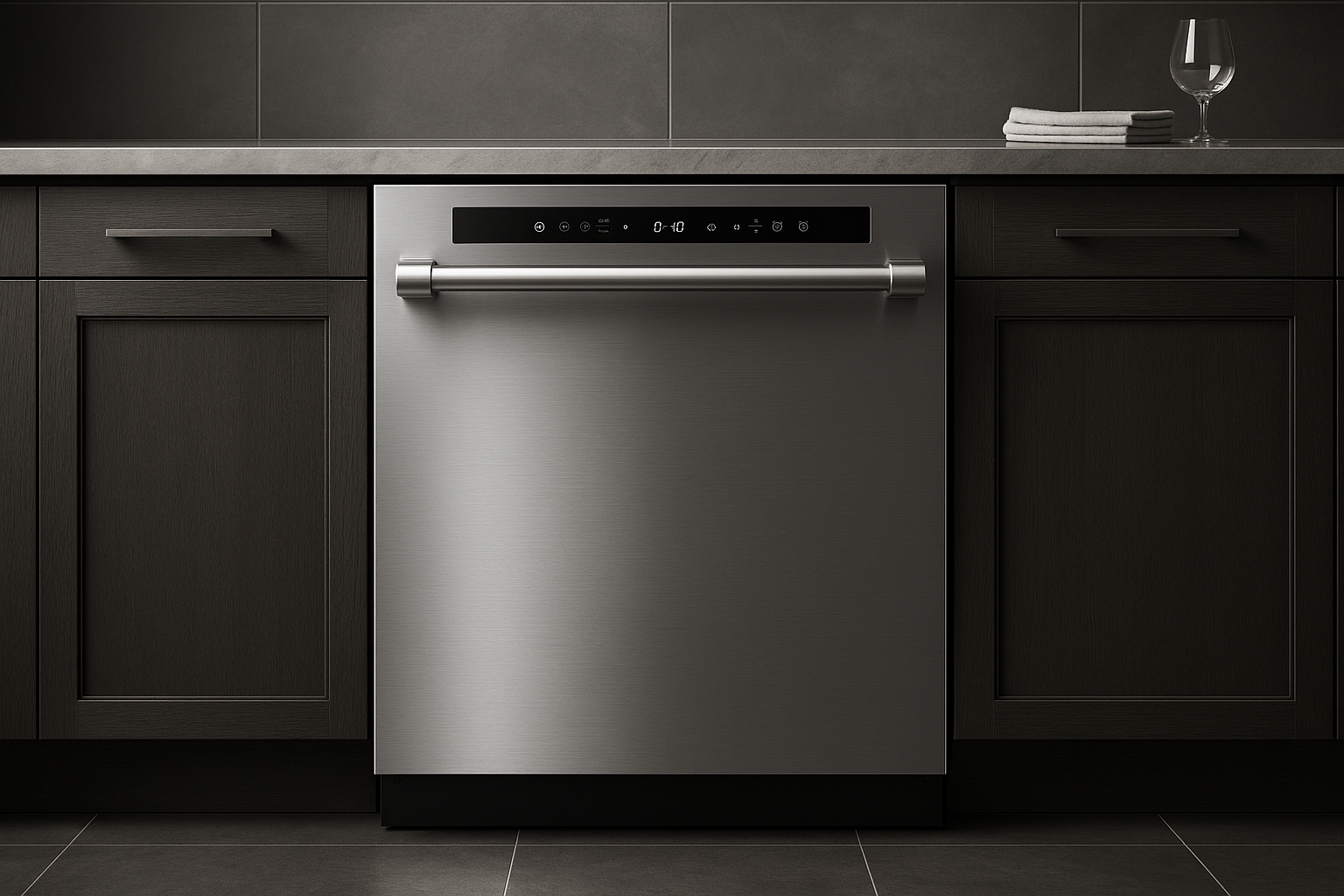 high end luxury stainless steel dishwasher