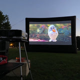 Elite Outdoor Movies Platinum 32' Inflatable Screen