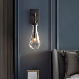 Pulcher Glass Tears Wall Sconce