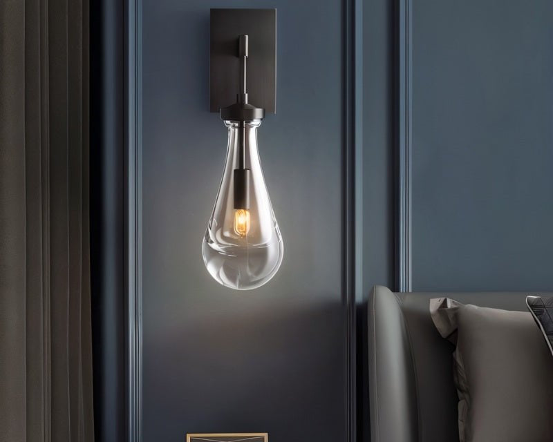 Pulcher Glass Tears Wall Sconce