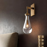 Pulcher Glass Tears Wall Sconce