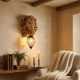 Lion Head Wall Lamp
