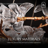 Petala Crystal Round Chandelier