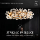 Petala Crystal Round Chandelier