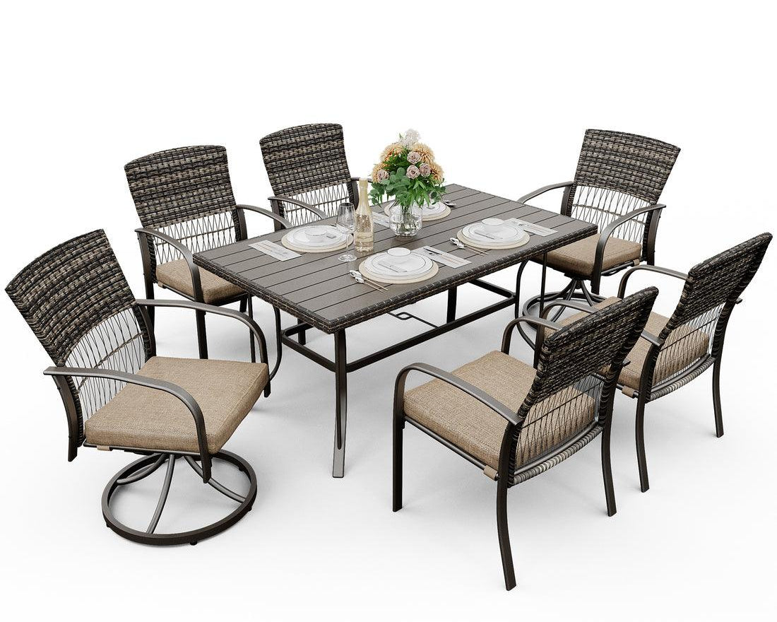 Outdoor Dining Set for 6